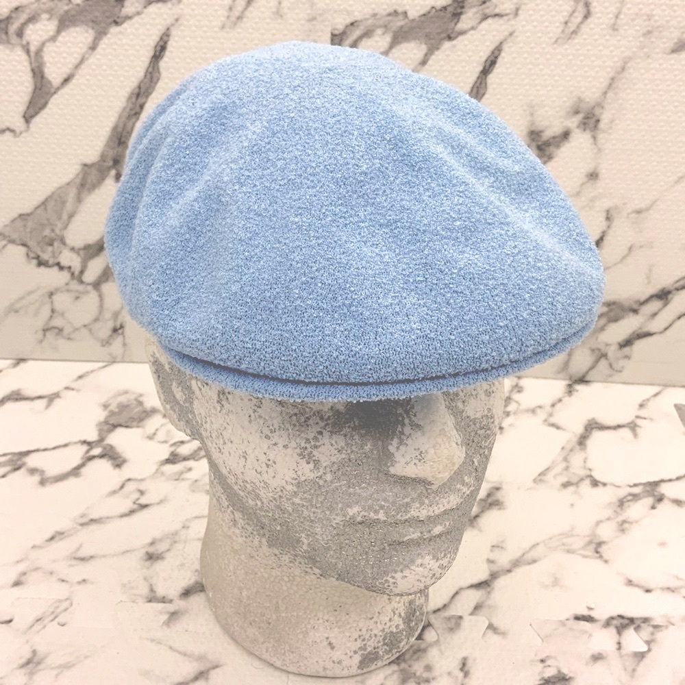Men's Kangol Sky Blue | White Bermuda 504 Casual Hat NWT